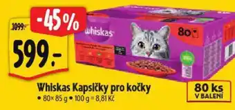 Albert Whiskas Kapsičky pro kočky nabídka