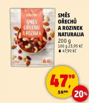 Penny Market Směs ořechů a rozinek naturalia nabídka