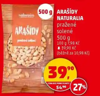 Penny Market Arašídy naturalia nabídka