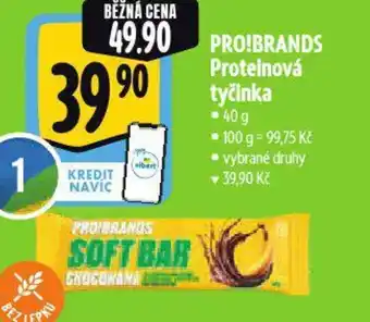 Albert PRO!BRANDS Proteinová tyčinka nabídka