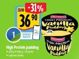 Albert High Protein pudding nabídka