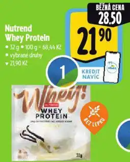 Albert Nutrend Whey Protein nabídka