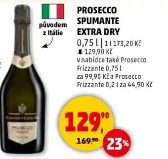 Penny Market Prosecco spumante extra dry nabídka