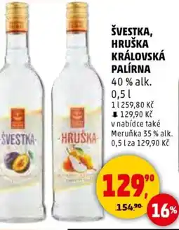 Penny Market Švestka, hruška královská palírna nabídka