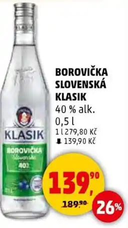 Penny Market Borovička slovenská klasik nabídka