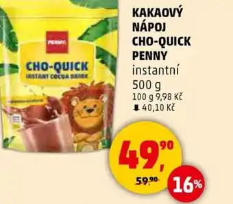 Penny Market Kakaový nápoj cho-quick penny nabídka