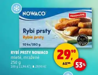 Penny Market Rybí prsty nowaco nabídka