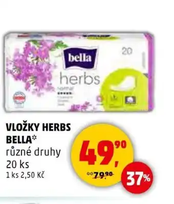 Penny Market Vložky herbs bella nabídka