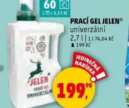 Penny Market Prací gel jelen nabídka