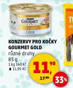 Penny Market Konzervy pro kočky gourmet gold nabídka