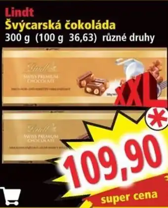 Norma LINDT Švýcarská čokoláda nabídka