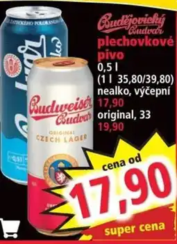 Norma Plechovkové pivo nabídka