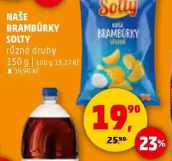 Penny Market Naše brambůrky solty nabídka