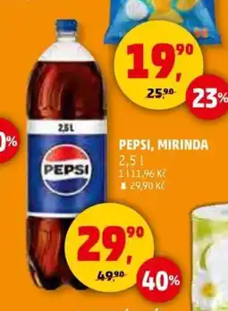 Penny Market Pepsi, mirinda nabídka