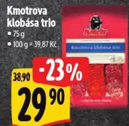 Albert Kmotrova klobása trio nabídka