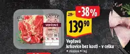 Albert Vepřová krkovice bez kosti - v celku nabídka