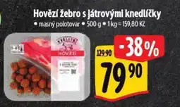 Albert Hovězí žebro s játrovými knedlíčky nabídka