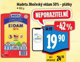 Albert Madeta Jihočeský eidam 30% - plátky nabídka