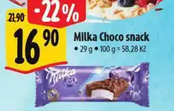 Albert Milka Choco snack nabídka