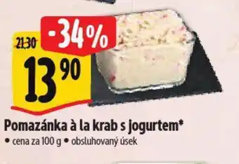 Albert Pomazánka à la krab s jogurtem nabídka