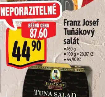 Albert Franz Josef Tuňákový salát nabídka