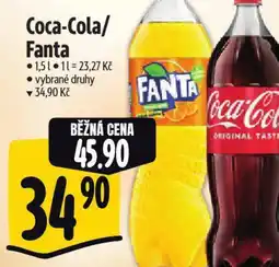 Albert Coca-Cola/ Fanta nabídka