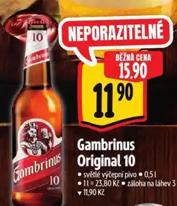 Albert Gambrinus Original 10 nabídka