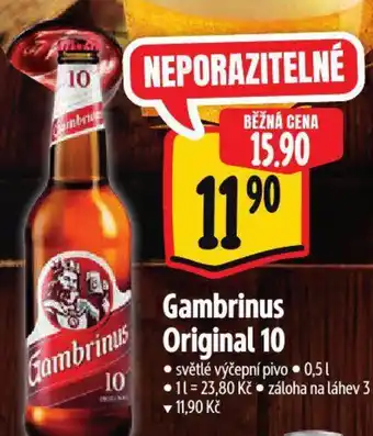 Albert Gambrinus Original 10 nabídka