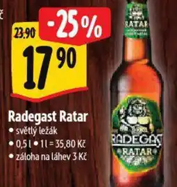 Albert Radegast Ratar nabídka