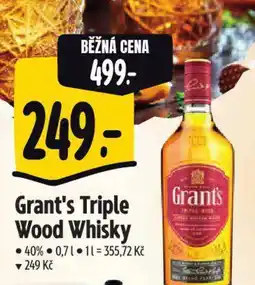 Albert Grant's Triple Wood Whisky nabídka