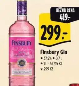 Albert Finsbury Gin nabídka