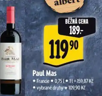 Albert Paul Mas nabídka