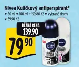 Albert Nivea Kuličkový antiperspirant nabídka