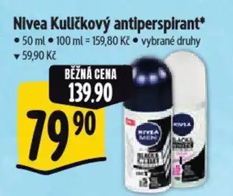 Albert Nivea Kuličkový antiperspirant nabídka