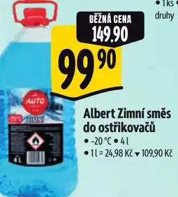 Albert Albert Zimní směs do ostřikovačů nabídka