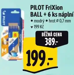 Albert PILOT Frixion BALL + 6 ks náplní nabídka