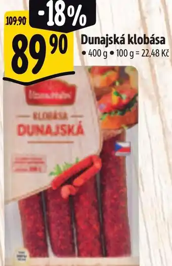 Albert Dunajská klobása nabídka