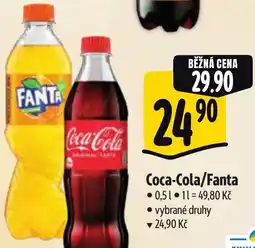 Albert Coca-Cola/Fanta nabídka