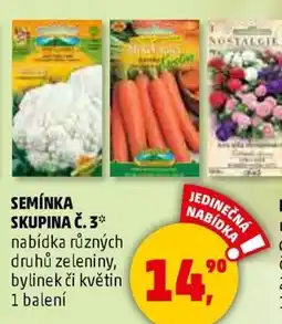 Penny Market Semínka skupina č. 3 nabídka