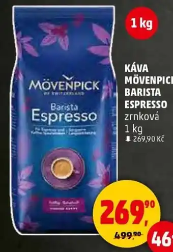 Penny Market MÖVENPICK Káva barista espresso nabídka