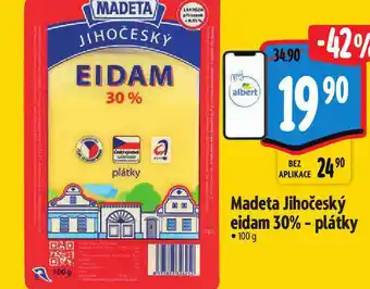 Albert Madeta jihočeský eidam 30% nabídka