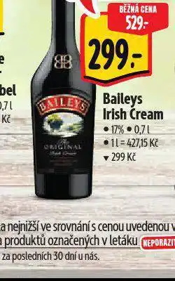 Albert Baileys irish cream nabídka