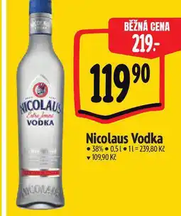 Albert Nicolaus vodka nabídka