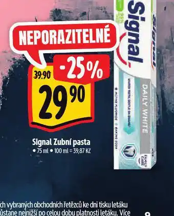 Albert Signal zubní pasta nabídka