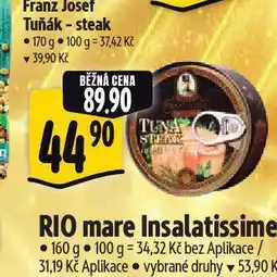 Albert Franz josef tuňák steak nabídka