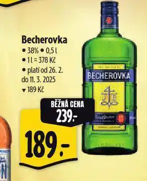 Albert Becherovka nabídka