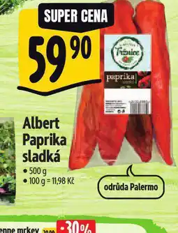 Albert Paprika sladká nabídka