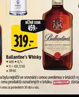 Albert Ballantine's skotská whisky nabídka