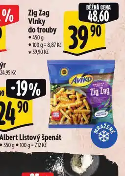 Albert Zig zag vlnky do trouby nabídka