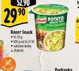 Albert Knorr snack nabídka